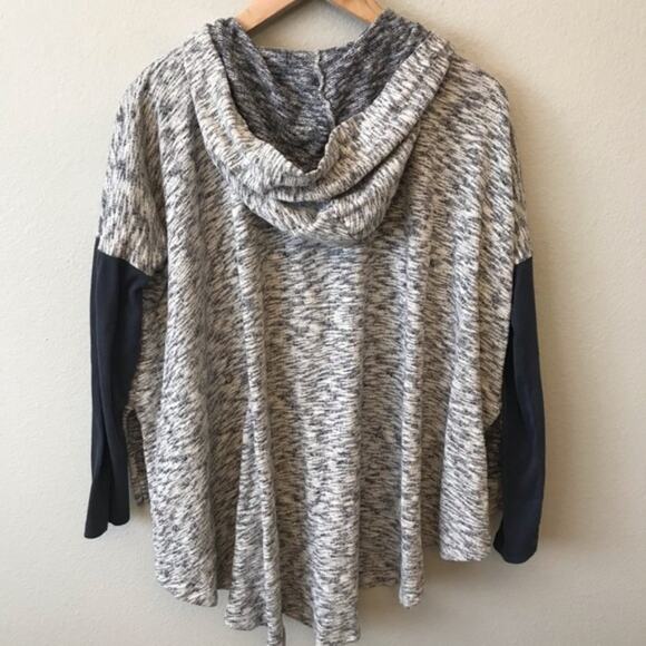 Others Follow Full Zip Hi-Lo Hoodie Cardigan Medium - Picture 3 of 6